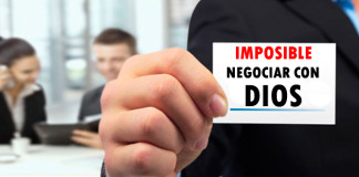 Imposible negociar con Dios Imposible negociar con Dios