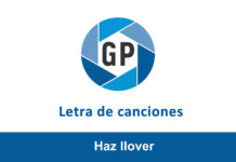 Letra Haz llover de José Luis Reyes Letra Haz llover de José Luis Reyes