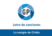 Letra La sangre de Cristo Letra La sangre de Cristo