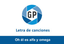 Letra Oh él es alfa y omega Letra Oh él es alfa y omega