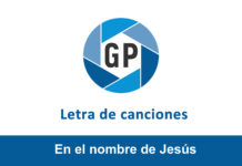 Letra En el nombre de Jesús Letra En el nombre de Jesús