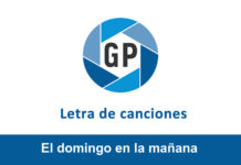 Letra El domingo en la mañana Letra El domingo en la mañana