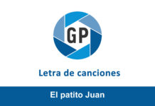 Letra El patito Juan Letra El patito Juan