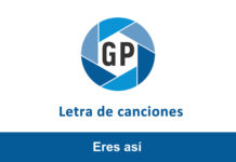 Letra Eres así Letra Eres así