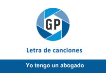 Letra Yo tengo un abogado Letra Yo tengo un abogado