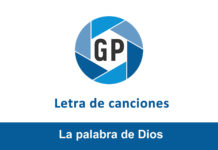 Letra La palabra de Dios La palabra de Dios defineMe da alegría, me da la pazLa palabra de Dios defineHombres de gozo y felicidad.//Es la que me redarguye,Es la que me da temor