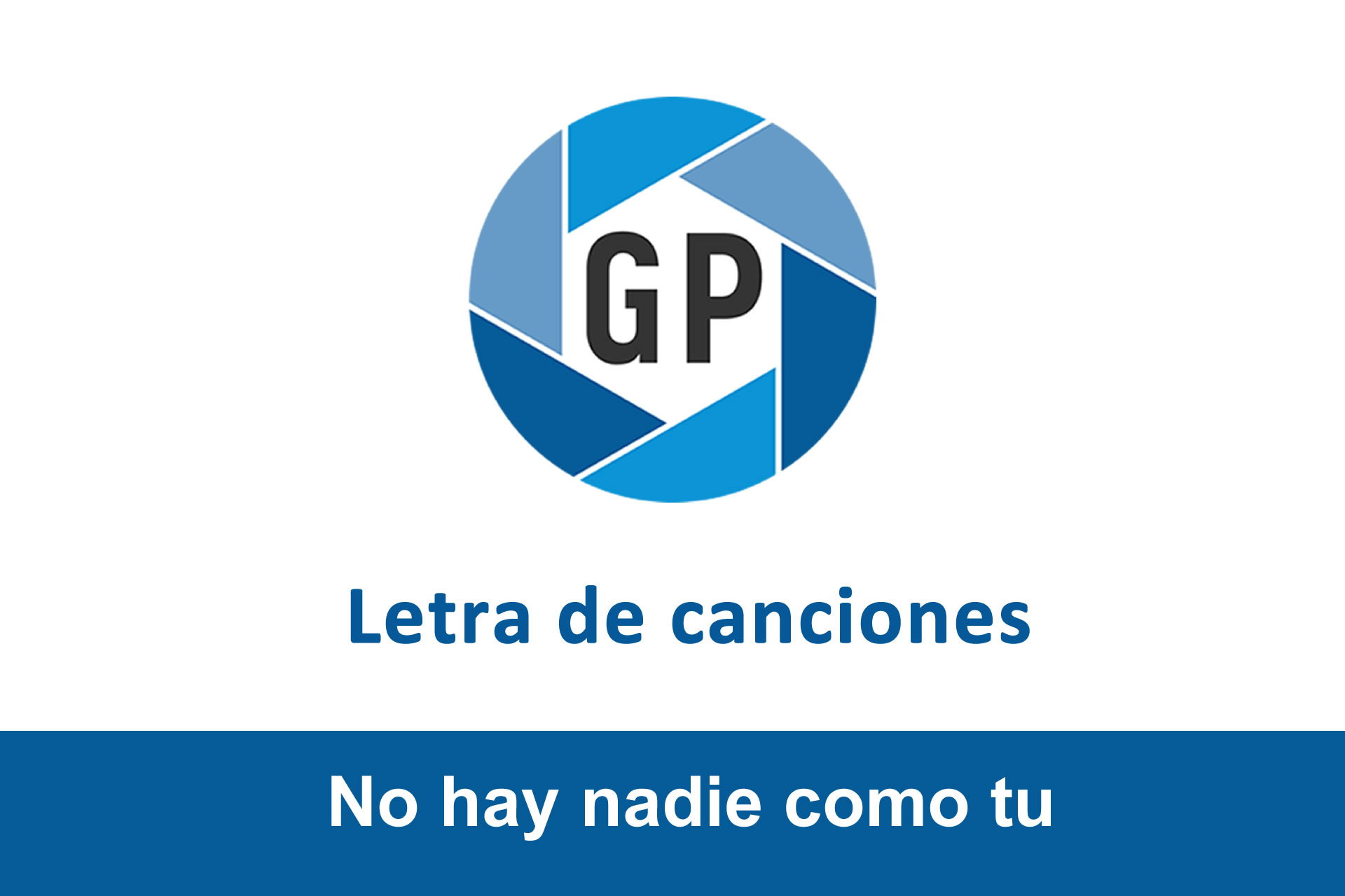 Letra No Hay Nadie Como Tu Generaci n Pentecostal