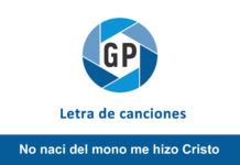 Letra No nací del mono me hizo Cristo Letra No nací del mono me hizo Cristo