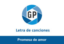 Letra Promesa de amor de Fabián Gutiérrez Letra Promesa de amor de Fabián Gutiérrez