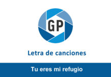 Letra Tu eres mi refugio Letra Tu eres mi refugio