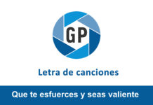 Letra Que te esfuerces y seas valiente de Los Redimidos Letra Que te esfuerces y seas valiente de Los Redimidos