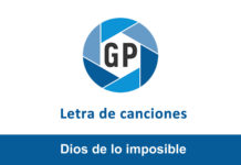Letra Dios de lo imposible de Marco Barrientos Letra Dios de lo imposible de Marco Barrientos