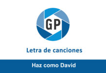 Letra Haz como David Letra Haz como David