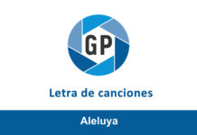 Letra Aleluya Letra Aleluya