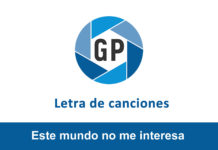 Letra Este mundo no me interesa de Liliam García Letra Este mundo no me interesa de Liliam García