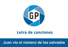 Letra Juan vio el número de los salvados Letra Juan vio el número de los salvados
