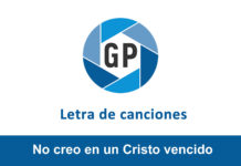 Letra No creo en un Cristo vencido de Roberto Orellana