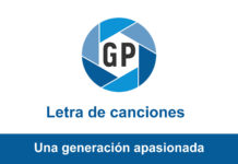 Letra Una generación apasionada Letra Una generación apasionada